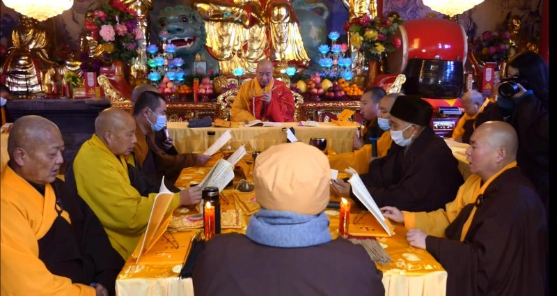 釋印來法師三周年紀念法會在河南魯山文殊寺舉辦