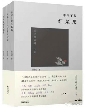 介紹詩歌合集《龔學明的詩》之一：孫思評上冊《誰給了我紅漿果》