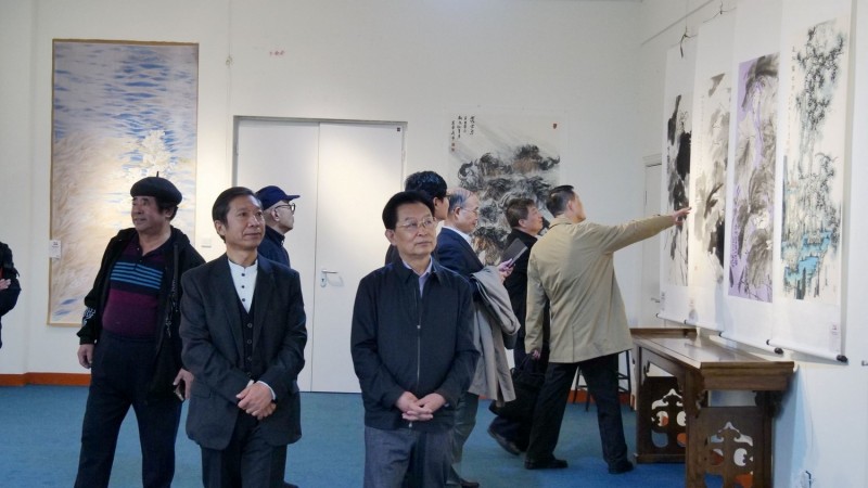 全球華人書法大展暨中國徐悲鴻畫院成立30周年國際水墨畫邀請展在京開幕